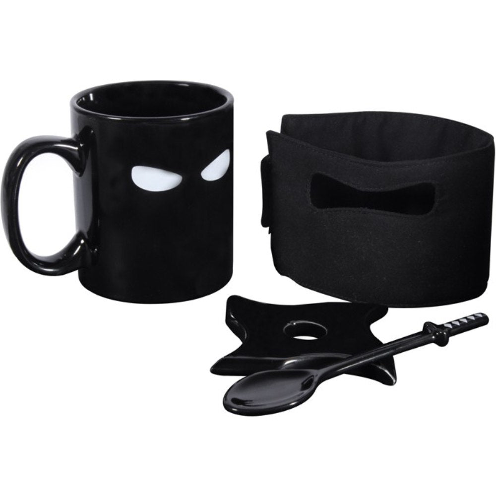 Creative Ninja Mug Black Mask Ceramic Cup With Spoon Sword Coffee Milk Tea Mugs Novelty Gifts Creative Ninja Mug Black Mask Ceramic Cup With Spoon Sword Coffee Milk Tea Mugs Novelty Gifts