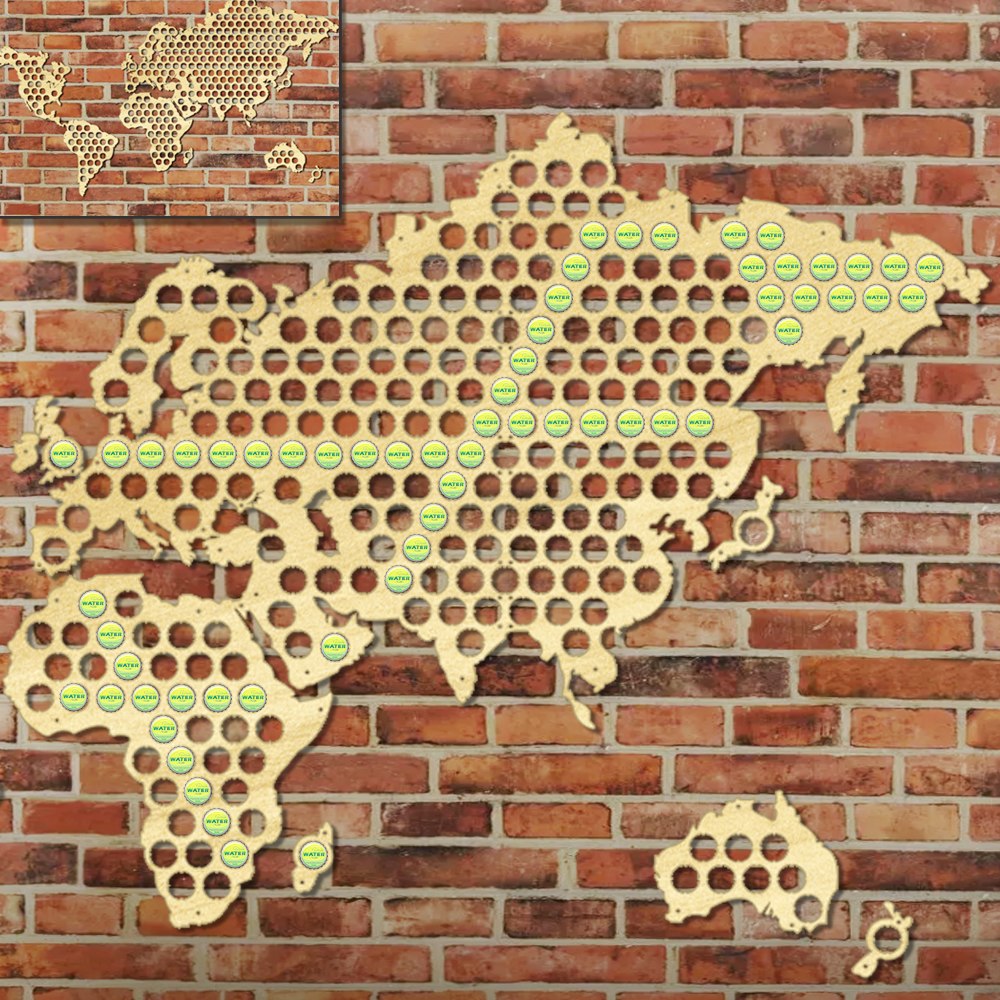 Creative Wooden Crafts World Map Bottle Beer Cap Map Handmade Hanging Map Of The World Modern Home Decor Beer Lovers Gifts Creative Wooden Crafts World Map Bottle Beer Cap Map Handmade Hanging Map Of The World Modern Home Decor Beer Lovers Gifts