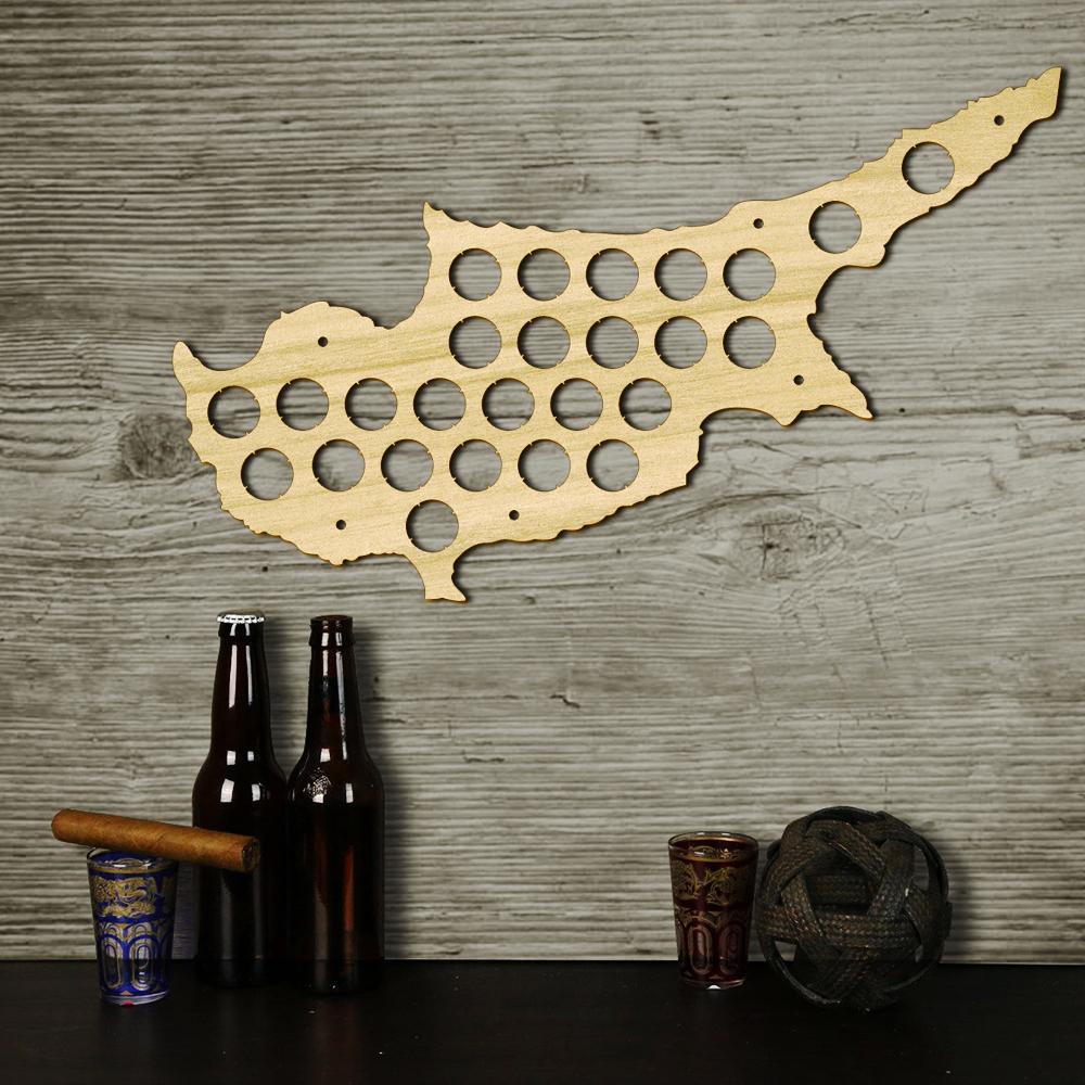 Cyprus Beer Cap Map Wooden Craft Beer Cap Display Wall Art Wood  Beer Lover Cap Collectors Gift Drink Up Beer Cap Trap Hanger Cyprus Beer Cap Map Wooden Craft Beer Cap Display Wall Art Wood  Beer Lover Cap Collectors Gift Drink Up Beer Cap Trap Hanger