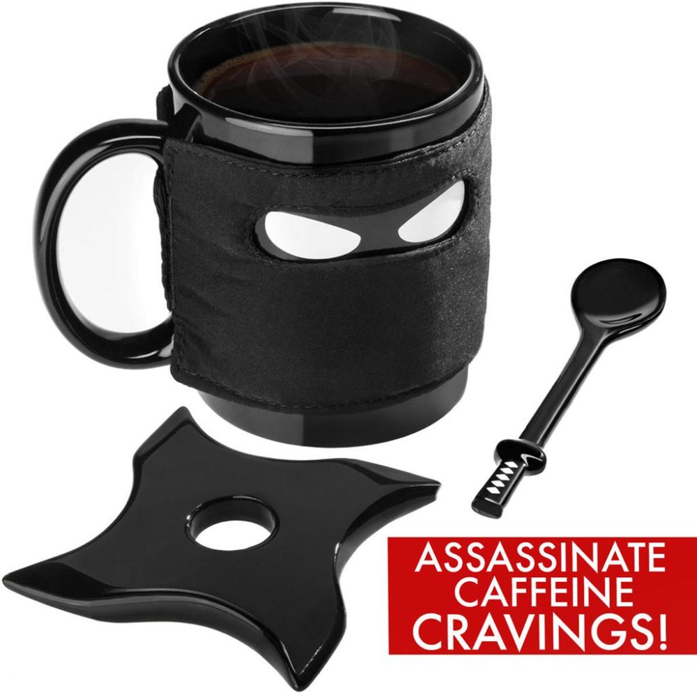 Creative Ninja Mug Black Mask Ceramic Cup With Spoon Sword Coffee Milk Tea Mugs Novelty Gifts Creative Ninja Mug Black Mask Ceramic Cup With Spoon Sword Coffee Milk Tea Mugs Novelty Gifts
