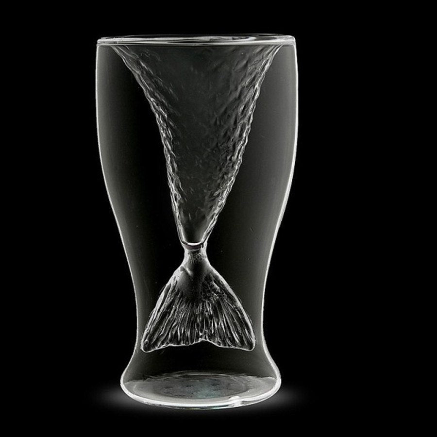 Creative 3D Crystal Mermaid Cup Glass Mug Vodka Shot Drinking Bar Party Cup Drinkware Double Wall Glass Creative 3D Crystal Mermaid Cup Glass Mug Vodka Shot Drinking Bar Party Cup Drinkware Double Wall Glass