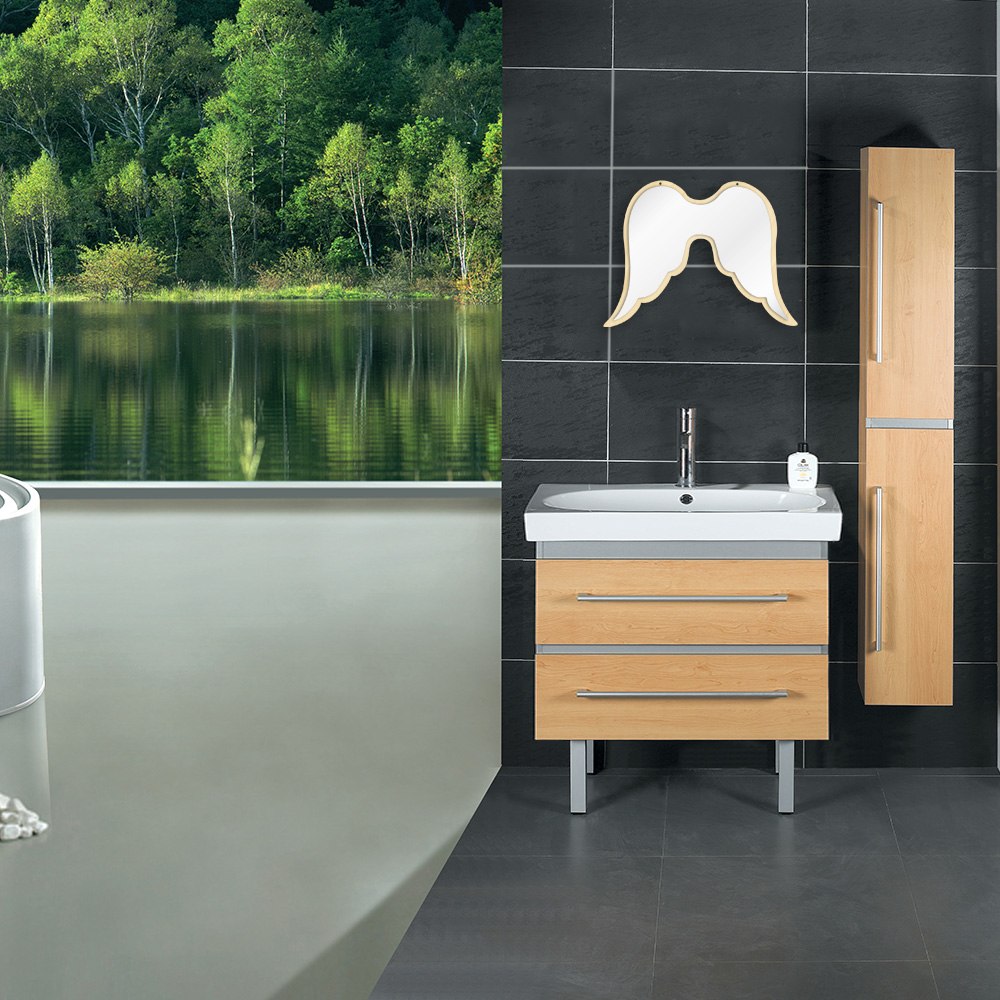 Fantasy Open Angel Wing Wall Mirror Decorative Home Ornament Children Baby Room Nursery Safety Acylic Mirror With Wooden Back Fantasy Open Angel Wing Wall Mirror Decorative Home Ornament Children Baby Room Nursery Safety Acylic Mirror With Wooden Back