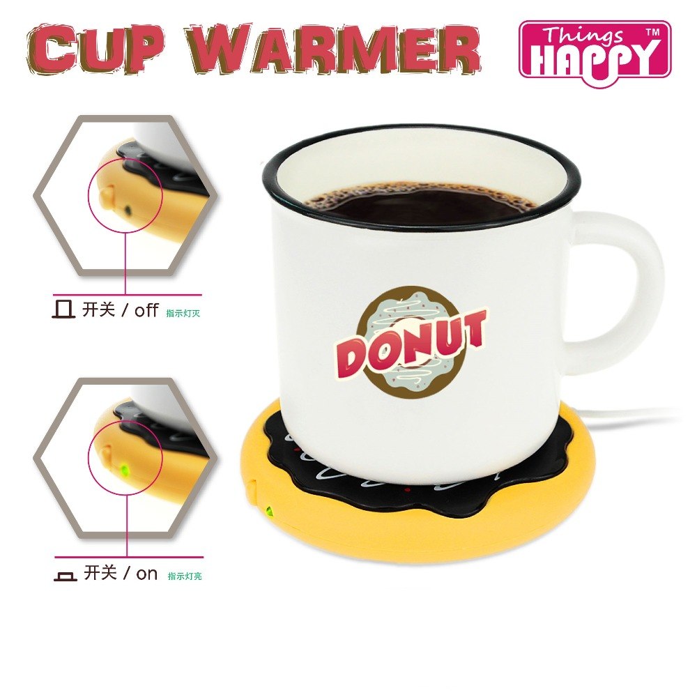 Creative Giant Donut USB Cup Warmer Hot Cookie Mug Coaster Office Tea USB Powered Heater Biscuit Tray Pad Creative Giant Donut USB Cup Warmer Hot Cookie Mug Coaster Office Tea USB Powered Heater Biscuit Tray Pad