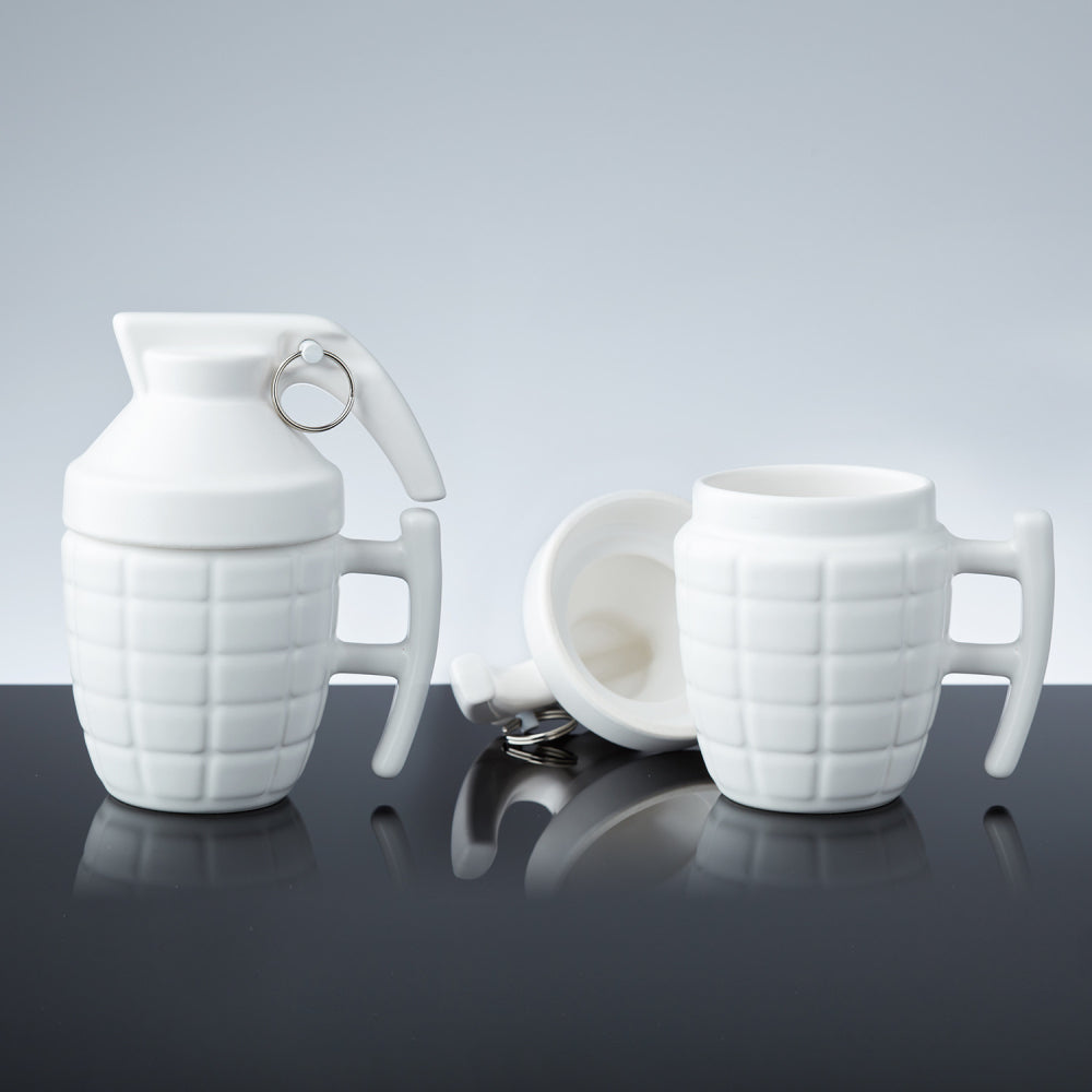 Creative Hand Grenade Designed Mug Ceramic Water Coffee Mug Cup With Lid Handgrip Office Tea Cup Drinkware Creative Hand Grenade Designed Mug Ceramic Water Coffee Mug Cup With Lid Handgrip Office Tea Cup Drinkware