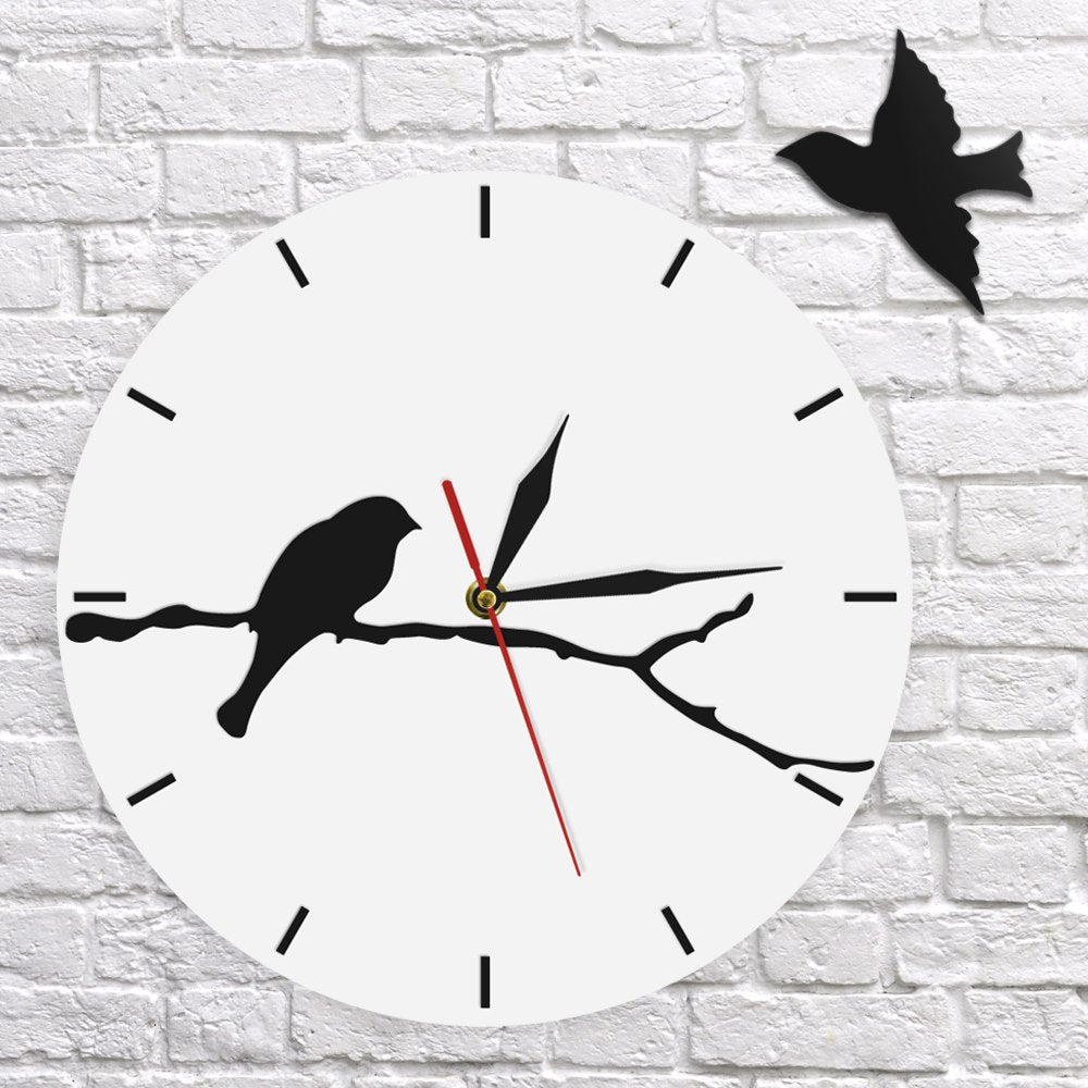Flying Bird Abstract Wall Art 3D Wall Clock Bird Flew Away Decorative Funny Wall Clock Bird On The Branch Modern Home Decoration Flying Bird Abstract Wall Art 3D Wall Clock Bird Flew Away Decorative Funny Wall Clock Bird On The Branch Modern Home Decoration