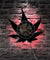 Weed Leaf Wall Clock Vintage Vinyl LP Record Wall Clock Marijuana Leaf Silhouette Icon Wall Art Pot Leaf Stoner Gift