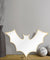 Bat Shaped Wall Mirror Halloween Home Decor Hanging Bat Arylic Mirror With Wooden Back Table Top Or Wall Mount Makeup Mirror