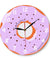 Colorful Printed Doughnut Wall Clock Kawaii Dessert Sweets Modern Wall Clock Bakery Business Sign Wall Decor Donut Lover Gift