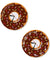 Colorful Printed Doughnut Wall Clock Kawaii Dessert Sweets Modern Wall Clock Bakery Business Sign Wall Decor Donut Lover Gift