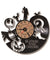 The Nightmare Before Christmas Cartoon CD Record Clock Love Story Vinyl Record Wall Clock Classic Home Decor LED Clock