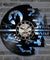 Creative Star Wars CD Record Clock Creative HandmadeVinyl Record Wall Clock Antique Hollow Hanging Clock LED with 7 Colors