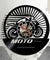 Vintage Motorcycle Speed Racer Wall Clock Motobiker Motocross Vinyl Record Wall Clock Motorcyclist Gifts Decorative Wall Watch