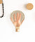 Hot Air Balloon Decoration Hanging Safety Mirror Arylic Wall Mirror With Wooden Back Hanging Wall Mirror For Living Room