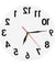 Reverse Wall Clock Unusual Numbers Backwards Modern Decorative Clock Watch Excellent Timepiece For Your Wall