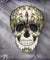 Day of the Dead Sugar Skull Wall Clock Dia de los muertos Skeleton Flowers Non Ticking Clock Halloween Mexican Tradition Artwork