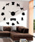 Doberman Pomeranian Rottweiler Poodle Pitbull Siberian Husky Jack Russel Popuar Dog Breeds DIY Giant Wall Clock Puppy Home Decor