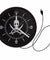 Jolly Roger Pirate Wall Clock with LED illumination Skull With Crossed Swords LED Neon Sign Wall Clock Pub Bar LED Wall Decor