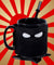 Creative Ninja Mug Black Mask Ceramic Cup With Spoon Sword Coffee Milk Tea Mugs Novelty Gifts