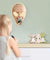 Alien ET Extraterrestrial Cute Wall Mirror E.T. Science Galaxy Planet Nursery Kid Room Decor Acrylic Mirror With Wooden Back