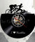 Sports Swimming Running Cycling Vinyl Record Clock Handmade Sports Lovers Gifts Vintage Athlete Home Decor Triathlon Wall Clock