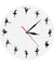 Ballet Time Wall Clock Ballerina Dancers Minimalist Design Dance Studio Wall Decor Modern Wall Clock Dancing Lovers Art Gift
