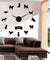 Doberman Pomeranian Rottweiler Poodle Pitbull Siberian Husky Jack Russel Popuar Dog Breeds DIY Giant Wall Clock Puppy Home Decor
