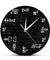 Math Equations and Notations Mathematics Chalkboard Geek Wall Clock Educational Gifts For Kids Teachers School Classroom Decor