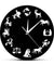 Astrology Art Wall Clock Star Signs Bedroom Nuesery Wall Decor Modern Wall Clock Zodiac Sign Wall Watch Clock Gift