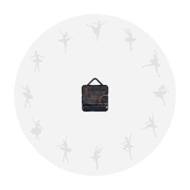 Ballet Time Wall Clock Ballerina Dancers Minimalist Design Dance Studio Wall Decor Modern Wall Clock Dancing Lovers Art Gift