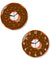 Colorful Printed Doughnut Wall Clock Kawaii Dessert Sweets Modern Wall Clock Bakery Business Sign Wall Decor Donut Lover Gift