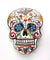 Mexican Dia De Los Muertos Day of the Dead Wall Clock Floral Skull Modern Wall Clock Candy Sugar Skull Halloween Wall Decor