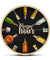 Happy Hour Wine Time Wine O'Clock Booze Wall Clock Man Cave Pub Bar Wall Decor Restaurant Wine Drinker Alcohol Gifts Winery Art