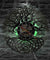 Tree of Life Wall Art Wall Clock Sacred Tree Vintage Vinyl Record Longplay Clock Green Life 3D Silhouette Shadow Wall Clock
