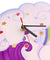 Fantasy Horse Clock Magical Unicorn Wall Clock Nursery Kids Bedroom Decorative Clock Rainbow Unicorn Party Favor Wall Art Decor