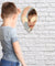 Alien ET Extraterrestrial Cute Wall Mirror E.T. Science Galaxy Planet Nursery Kid Room Decor Acrylic Mirror With Wooden Back