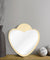 Heart Shaped Acrylic Wall Mirror with Wooden Back Girl Room Decoration Make-up Wall Mirror Valentines Day Gift For Her