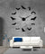 Bats Large Wall Clock Modern Design Halloween Home Decor DIY Frameless Giant Wall Clock Vampire Bats Wall Art Mirror Clock