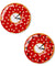Colorful Printed Doughnut Wall Clock Kawaii Dessert Sweets Modern Wall Clock Bakery Business Sign Wall Decor Donut Lover Gift