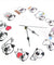 Cute Cartoon Pug Acrylic Wall Clock Dog Lover Decorative Wall Clock Dog Breed Pet ShopPug Life Printed Puppy Wall Watch Gift