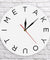 Take Your Time Modern Motto Swiss Scandinavian Minimal Art Wall Clock 12 Letters 12 Hours Unique Wall Clock Motivational Gift