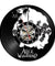 Vinyl Record Wall Clock Cartoon Alice in Wonderland 3D Creative CD Record Clock Modern Design Hanging LED Clocks Home Decor