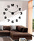 DIY Giant Wall Clock Simple Modern Design DIY 3D Mirror Effect Large Arabia Numerals Sticker Wall Clock Home Decor Wall Watch