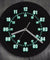 Military Time 24 Hours Display Neon Sign Wall Clock with LED Backlight Military World Time Zone Amateur Neon Sign LED Wall Clock