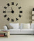 Modern DIY Large Wall Clock 3D Mirror Surface Sticker Home Decor Art Giant Wall Clock Watch With Roman Numerals Big Clock