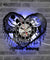 Home Decor Nightmare Before Christmas Heart Pattern Vinyl Record Clock Hollow Creative Antique Style CD Record LED Clock
