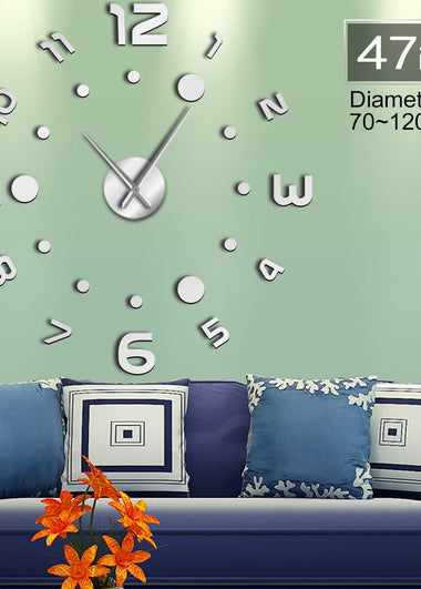 New Real Special Watch Quartz Wall Clocks 3D Acrylic DIY Wall Art Giant Clock Design Luxury Large Decorative Clocks Duvar Saati