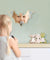 Bat Shaped Wall Mirror Halloween Home Decor Hanging Bat Arylic Mirror With Wooden Back Table Top Or Wall Mount Makeup Mirror