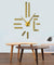 Foreign Language DIY Giant Wall Clock Large Soviet Russian Numbers Big Clock Watch Baby Room Preschool Decoration Russian Watch