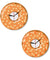 Colorful Printed Doughnut Wall Clock Kawaii Dessert Sweets Modern Wall Clock Bakery Business Sign Wall Decor Donut Lover Gift