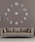 Backwards DIY Large Wall Clock Modern Design Reverse Numbers Frameless Wall Watch Luxury Mirror Effect Big Needle Reverse Clock